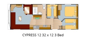 CYPRESS 12 32x12 3 Bed