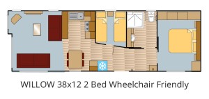 Willow-38x12 2 Bed Wheelchair Friendly