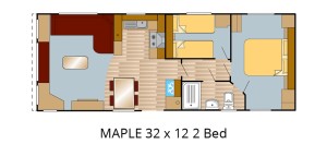 MAPLE 32x12 2 Bed