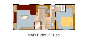 MAPLE 28x12 1 Bed