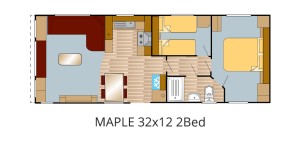 MAPLE 32x12 2 Bed