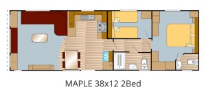 MAPLE 38x12 2 Bed