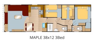 MAPLE 38x12 3 Bed